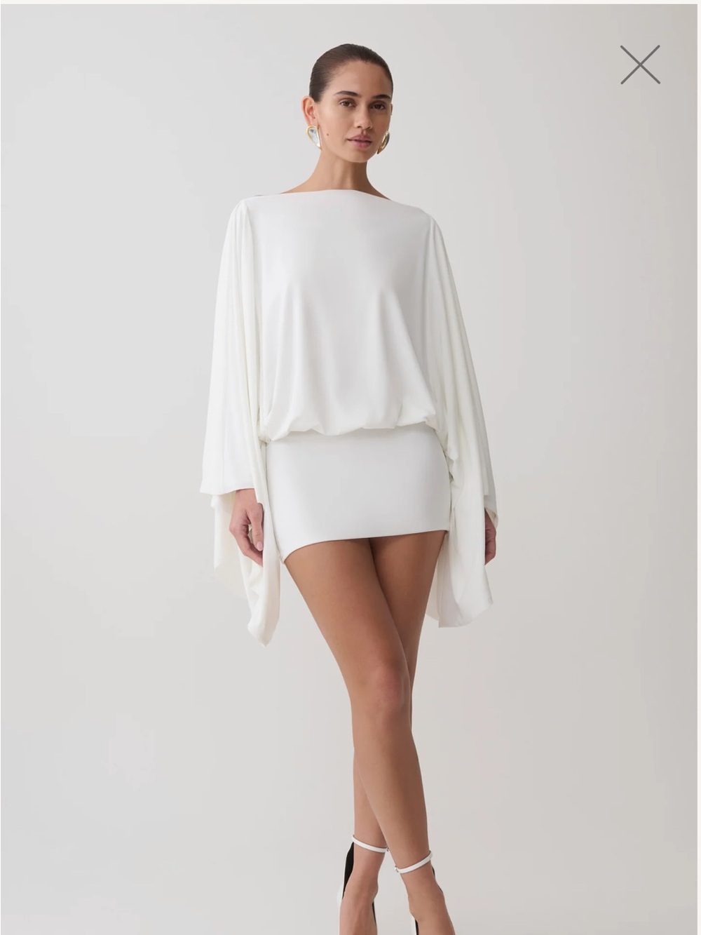 Meshki Jessy draped mini dress